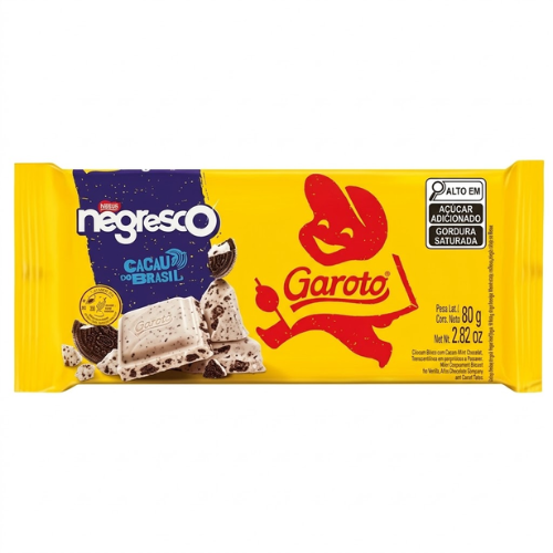 Chocolate Garoto Negresco - Embalagem com 80G