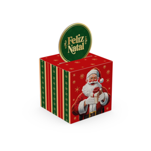 Mini Caixa Pop Up Feliz Natal