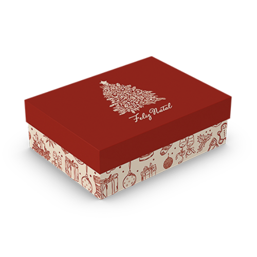 Caixa Petit Retangular M Presente de Natal