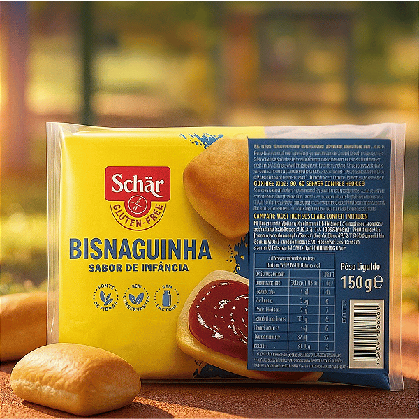 Pão Bisnaguinha Sem Glúten Sem Lactose 150g Schar