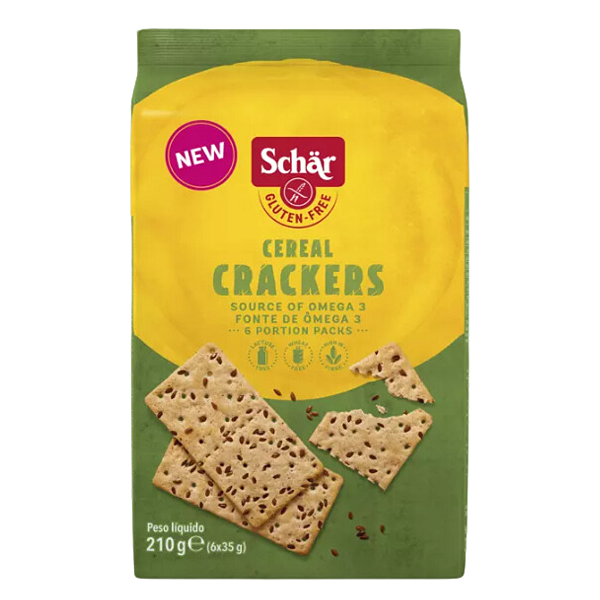 Biscoito Cracker Multigrãos Seeds sem Glúten 210g - Schar