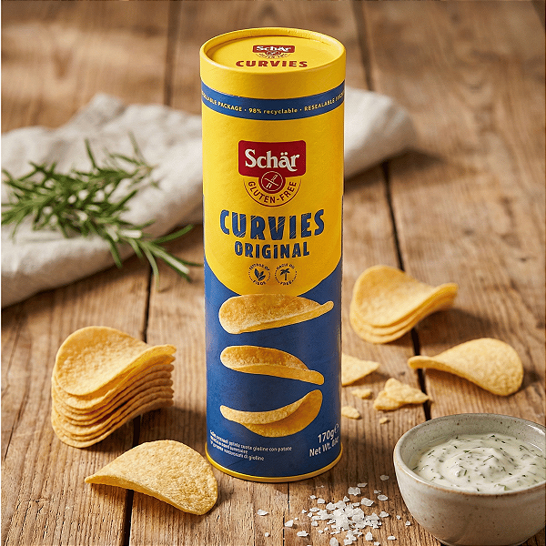 Salgadinho de Batata Curvies Original sem Glúten 170 g Schar