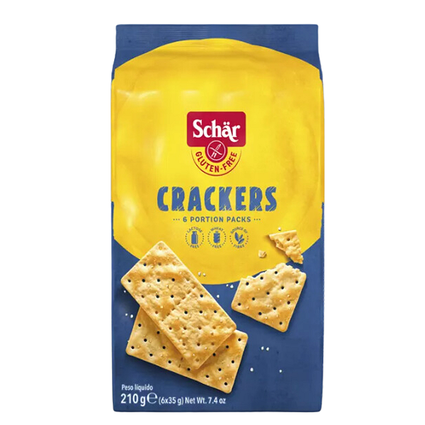 Biscoito Cracker sem Glúten Zero Lactose Pacote 210g - Schar