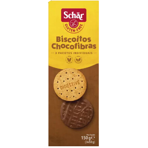 Biscoito Chocofibras Sem Glúten 150g Schar