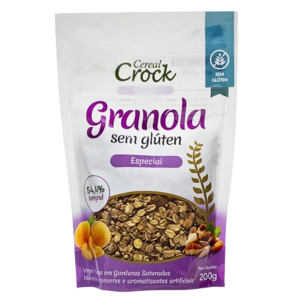 Granola Doce Especial Sem Glúten 200g - Leve Croc