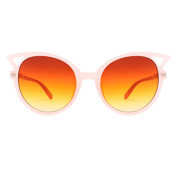 Óculos de Sol Infantil Gatinha Fashion Rosa Brilhante