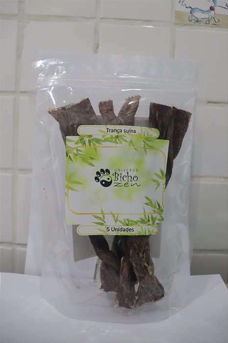Petisco Mastigável para Cachorro Natural Esôfago Suíno Desidratado | Universo Bicho Zen
