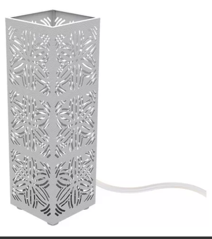 Aabajur taschibra renda uni 901 1xe27/branco fosco