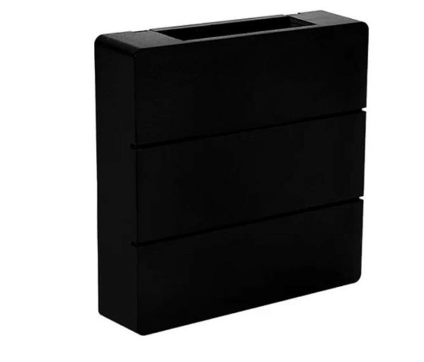 Arandela led taschibra pilar 6w 3000k freijó/