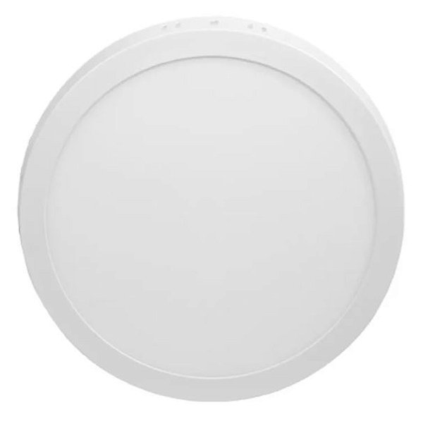 Painel led 12w lux redondo embutir bivolt