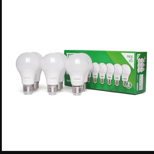 Lâmpada led TKL 60 / 9w 6500k pack x6/