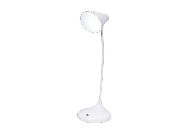 Luminária de mesa led taschibra Splay recarregável/branco