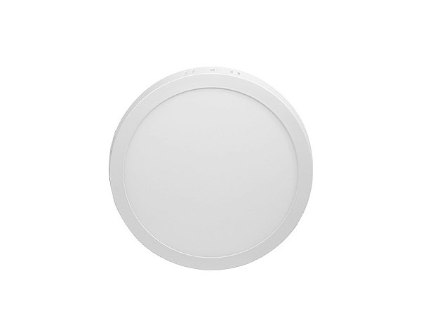 Painel Led 12 W Lux redondo sobrepor 6500K