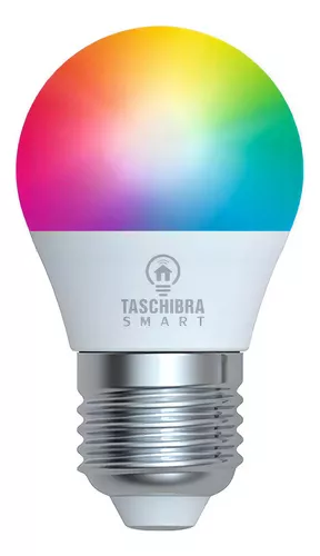 Lâmpada Inteligente Bolinha Rgb Wifi Smart Taschibra