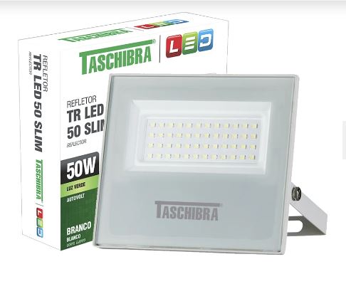Refletor Luz verde p jardim TR50 Led Taschibra