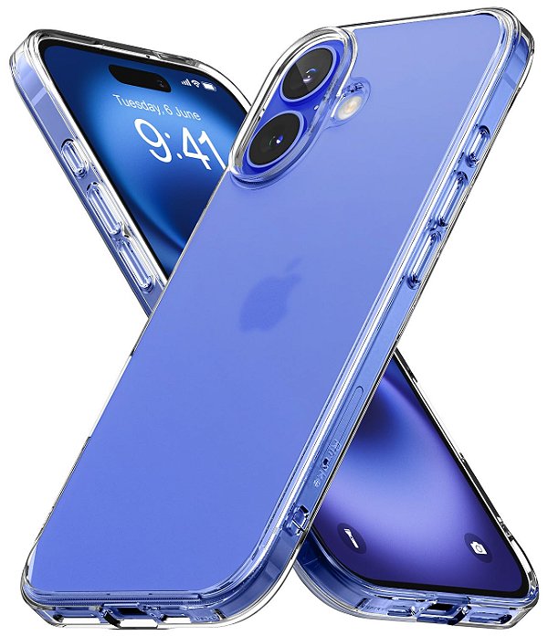 Capa Capinha Para iPhone 16 (6.1) Ringke Fusion - Fosca