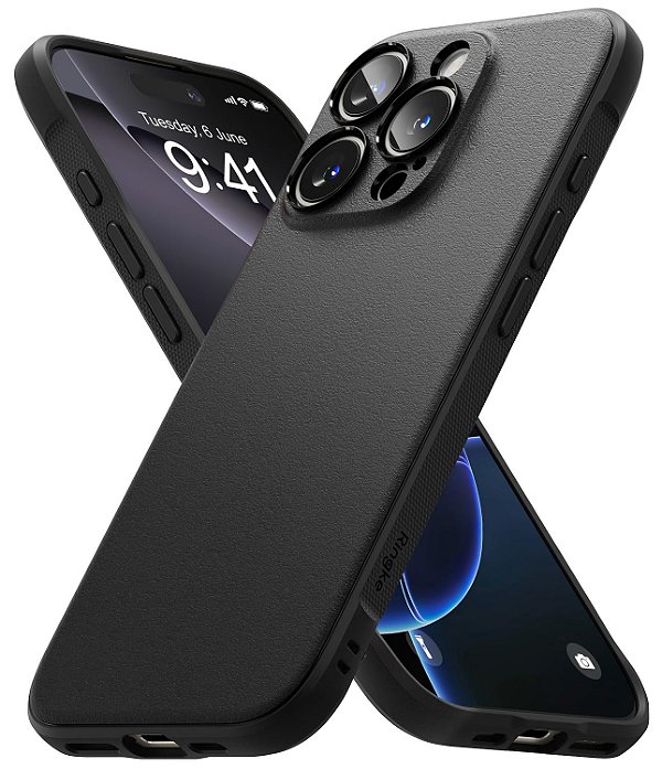 Capa Capinha Para iPhone 16 Pro (6.3) Ringke Onyx - Preto