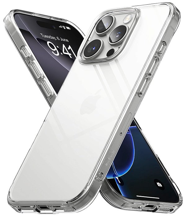 Capa Capinha Para iPhone 16 Pro Max Ringke Fusion - Clear