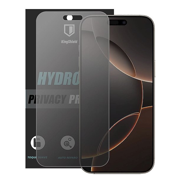 Película Para iPhone 16 Pro (6.3) Kingshield Hydrogel - Privacidade
