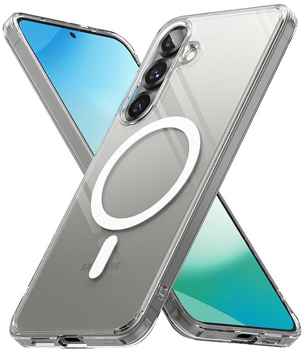 Capa Capinha Ringke Fusion MagSafe Galaxy S25 Plus - Clear