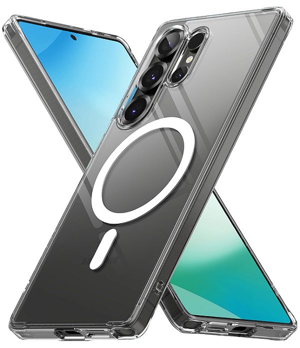 Capa Capinha Ringke Fusion MagSafe Galaxy S25 Ultra - Clear