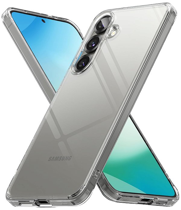 Capa Capinha Ringke Fusion Para Galaxy S25 Plus - Clear