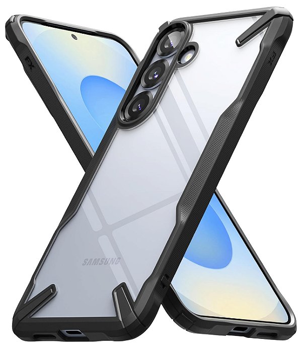 Capa Capinha Ringke Fusion-X Para Galaxy S25 (6.2) -Preto