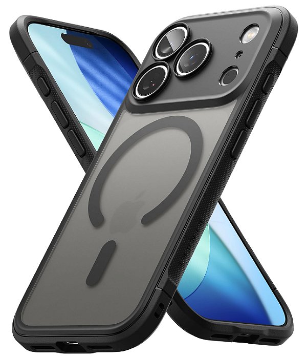 Capa Capinha Ringke Fusion Bold MagSafe Para iPhone 17 Pro 6.3 - Preto