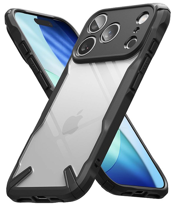 Capa Capinha Ringke Fusion-X Para iPhone 17 Pro Max - Preto