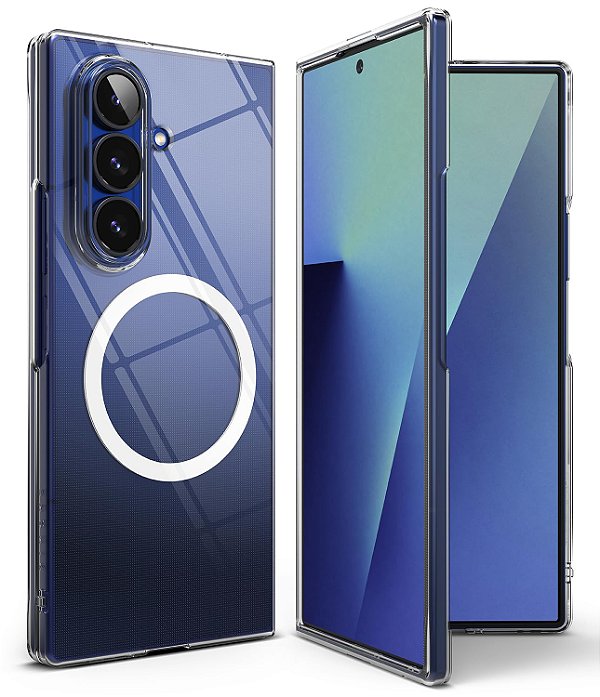 Capa Capinha Ringke Slim Magsafe Para Galaxy Z Fold 7 -Clear