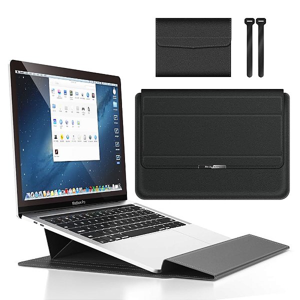 Capa KingShield EcoStyle para Notebook, MacBook, 13/14, Preto