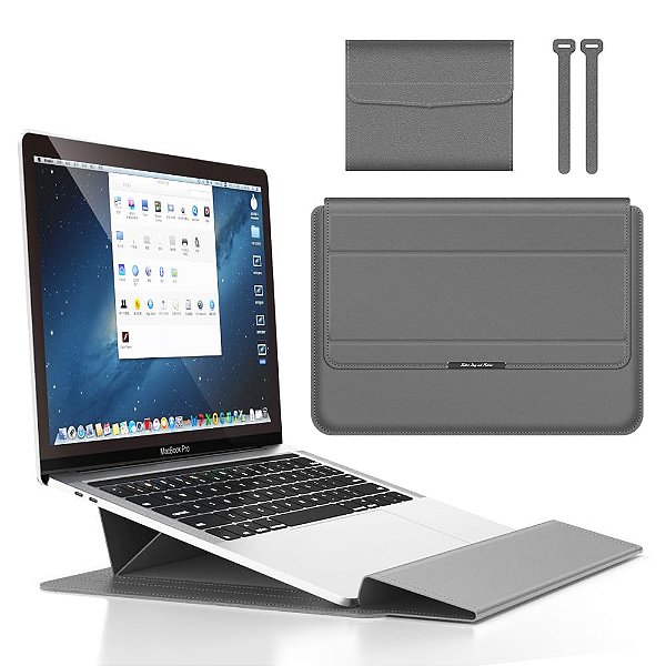 Capa KingShield EcoStyle para Notebook, MacBook, 15.6, Cinza