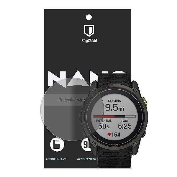 Película Para Garmin Enduro 3 Kingshield Nano Vidro - Clear