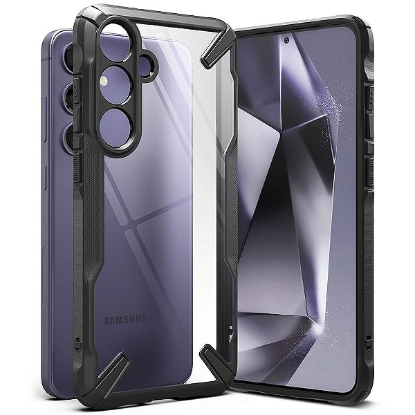 Capa Capinha Para Galaxy S24 (6.2) Ringke Fusion-x - Preto