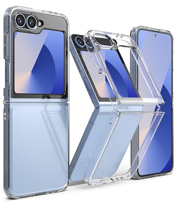 Capa Capinha Para Galaxy Z Flip 6 Ringke Case Fusion - Clear