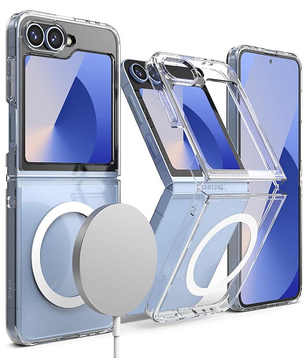 Capa Capinha Para Galaxy Z Flip 6 Ringke Fusion MagSafe-Clear