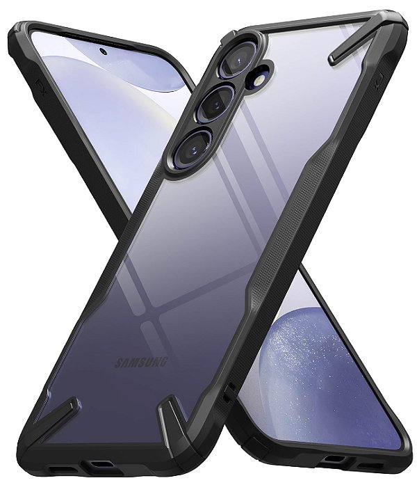 Capa Capinha Para Galaxy S24 Plus Ringke Fusion-x - Preto