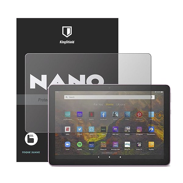 Película Amazon Fire HD 10/10 Plus 2021 Kingshield Nano Vidro - Clear