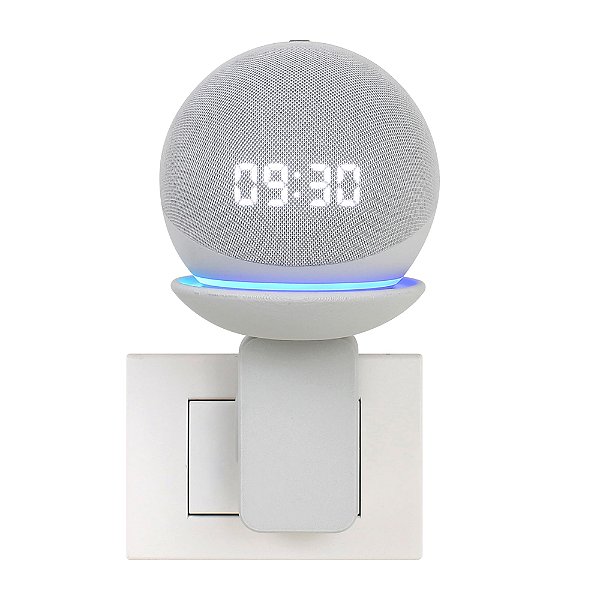 Suporte de Parede para Echo Dot 5 / 4 , DotWall, Branco