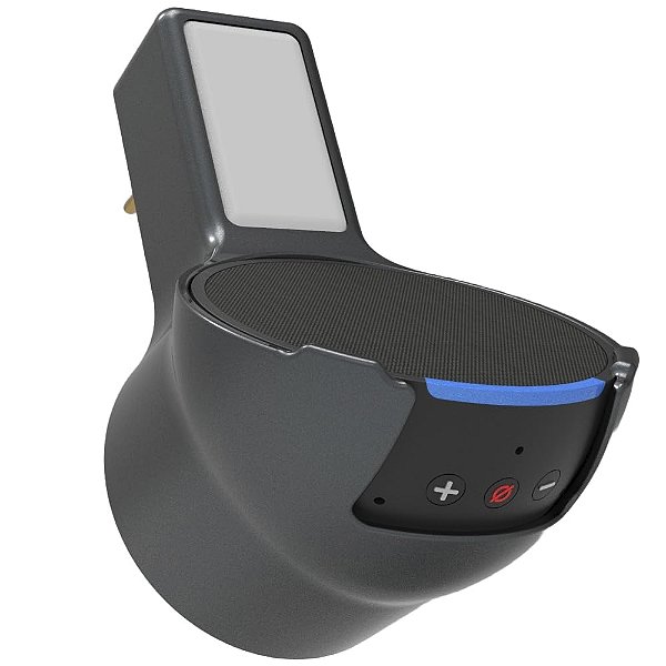 Suporte de Parede para Echo Pop, Modelo PopWall, Preto