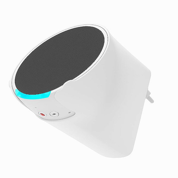 Suporte de Tomada para Echo Pop, Modelo PopWall V2, Branco