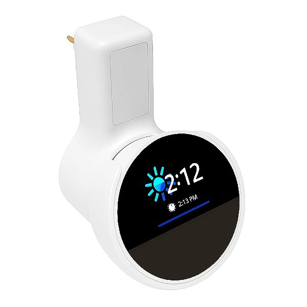 Suporte de Tomada para Echo Spot, Modelo SpotMount, Branco