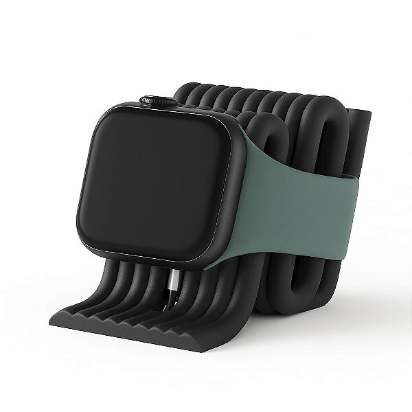 iDock Suporte Carregador para Apple Watch 10,11,Ultra  Preto