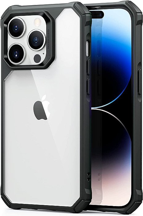 Capa Capinha Esr Air Armor Para iPhone 14 Pro Max (6.7) Case - Trans-Preta