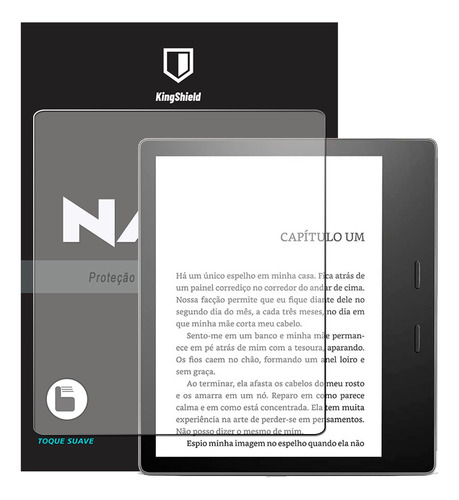 Película Compativel Kindle Oasis 10ªG –2019 Kingshield Nano Vidro - Fosca