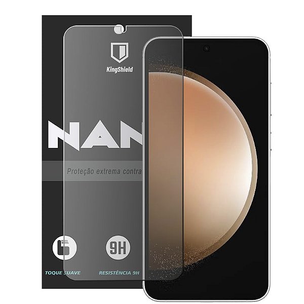 Película Galaxy S23 Fe Kingshield Nano Vidro - Fosca
