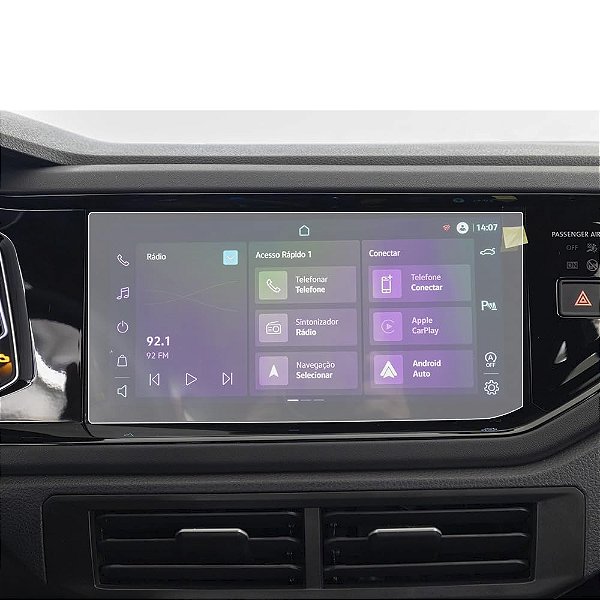 Película Multimídia Vw Nivus 2021 A 2025 Hydrogel - Clear