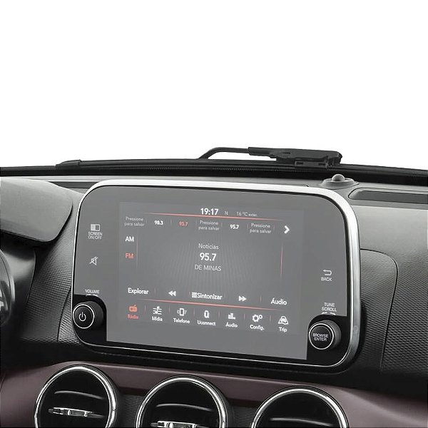 Película Multimídia Fiat Argo e Cronos 2021 A 2025 gel-Fosca