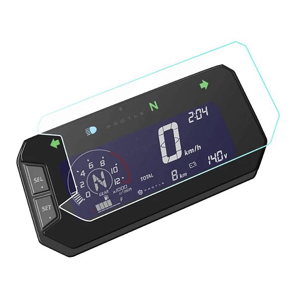 Película Painel Honda CB300f/XRE300 2024 a 2026 Nano Vidro