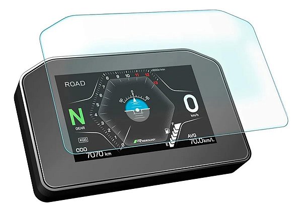 Película Para Painel Kawasaki Z900 2026 Nano Vidro - Fosca